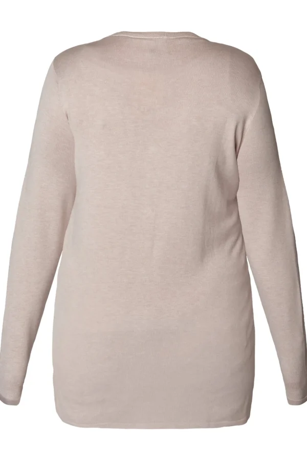 Basic Cardigan - Light Sand Melange