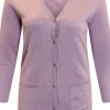 Basic Cardigan - Lilac Melange