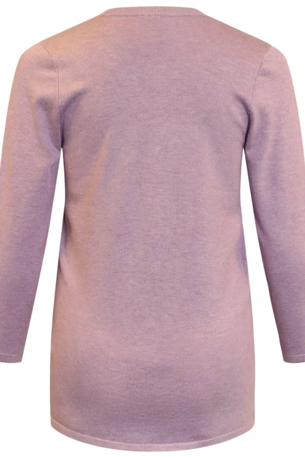 Basic Cardigan - Lilac Melange