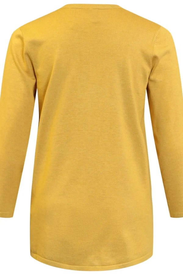 Basic Cardigan - Yellow Melange