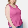Basis A-formet Top - Strawberry Pink