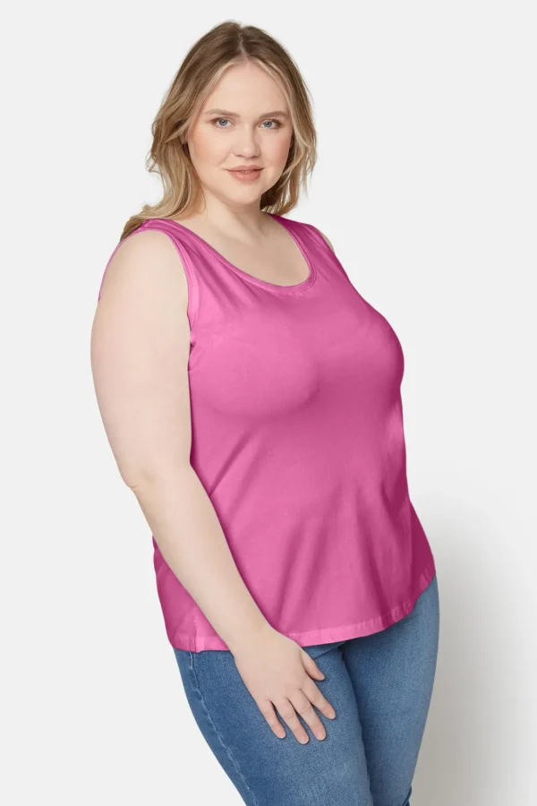 Basis A-formet Top - Strawberry Pink