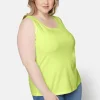 Basis A-formet Top - Sunny Lime
