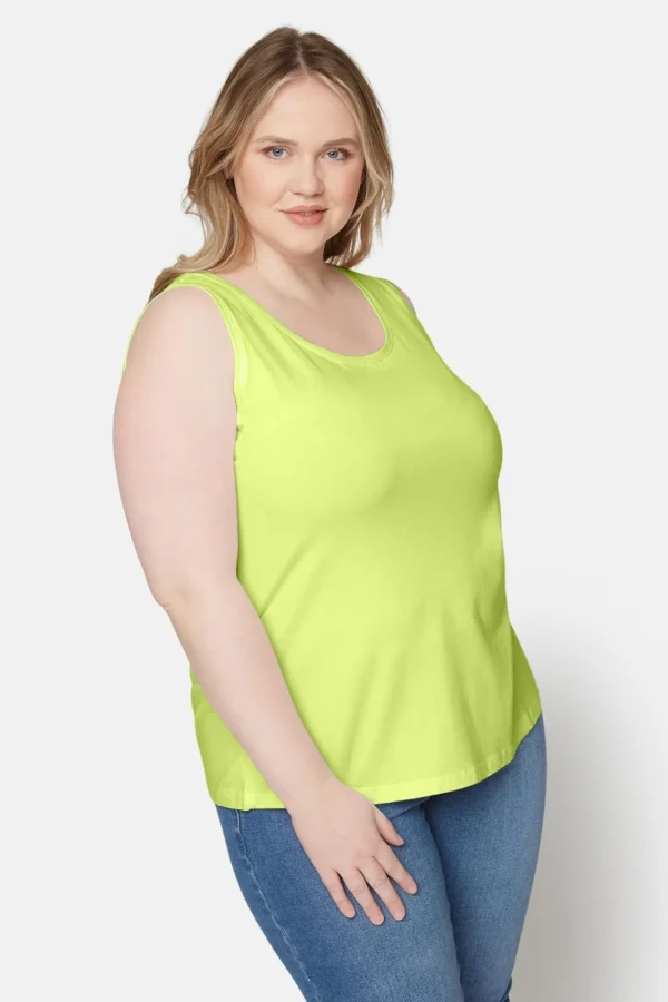 Basis A-formet Top - Sunny Lime