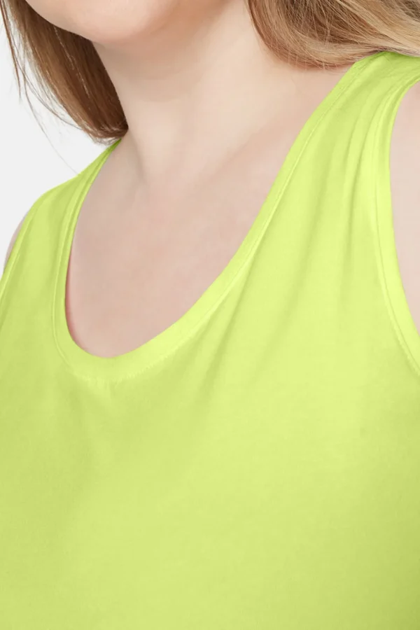 Basis A-formet Top - Sunny Lime