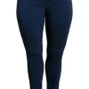 Basis Bengalin-bukser Med Indsnit I Taljen - Midnight Blue