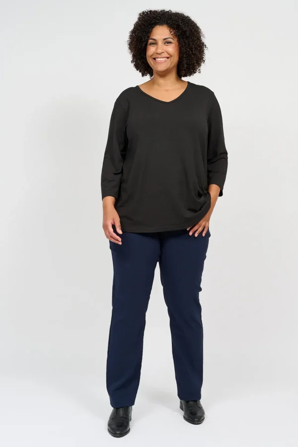 Basis Bengalin-bukser Med 5 Lommer - Midnight Blue
