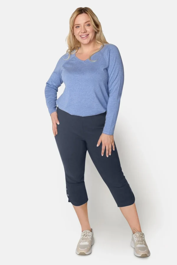 Bengalin Slidsbukser 3 / 4 - Midnight Blue