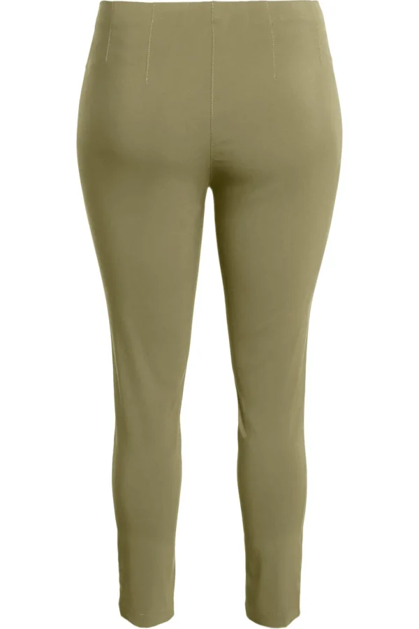 Bengalinbuks 7/8 med lynlås i benene - Olive Green