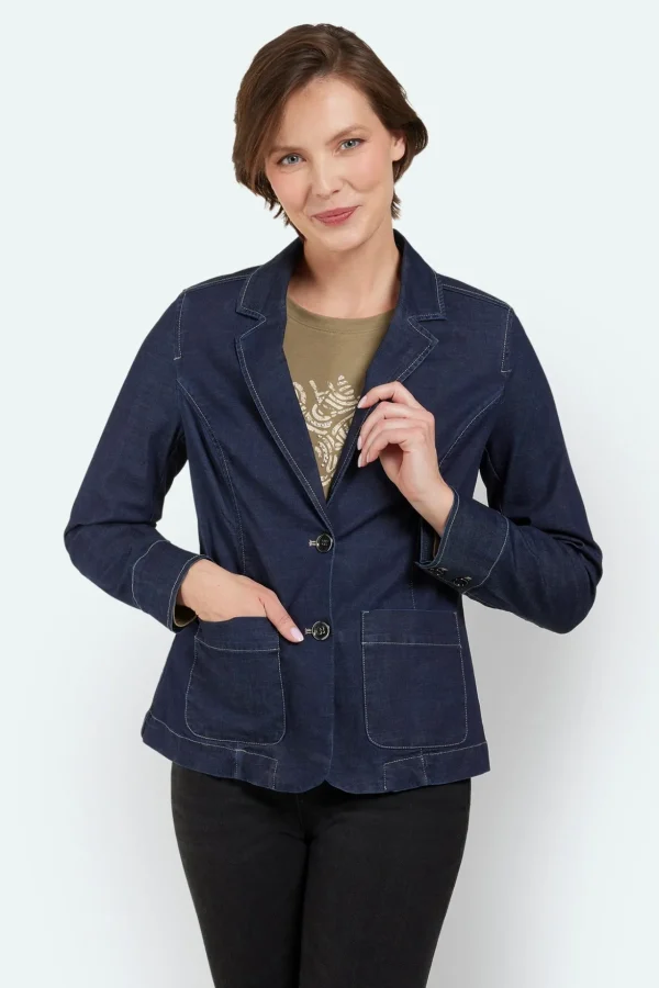 Blazer - Blå - Denim