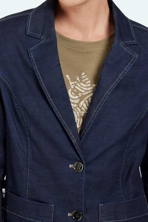 Blazer - Blå - Denim