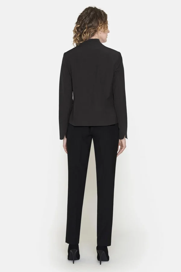 Blazer Med Lynlås - Sort