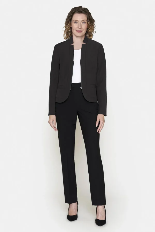 Blazer Med Lynlås - Sort