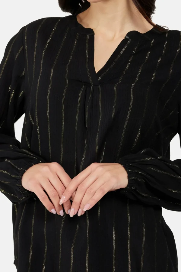 Bluse - Black mix