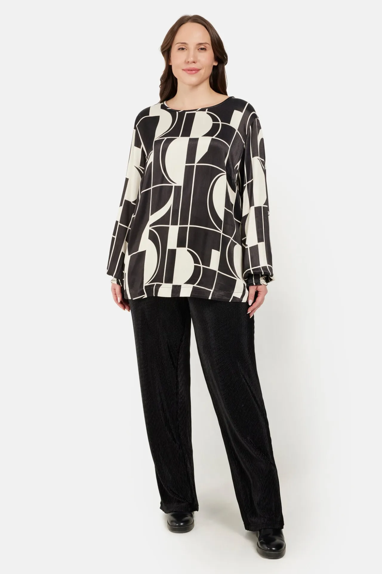 bluse__blackwhite_mix_4.webp Bluse - Black/White Mix