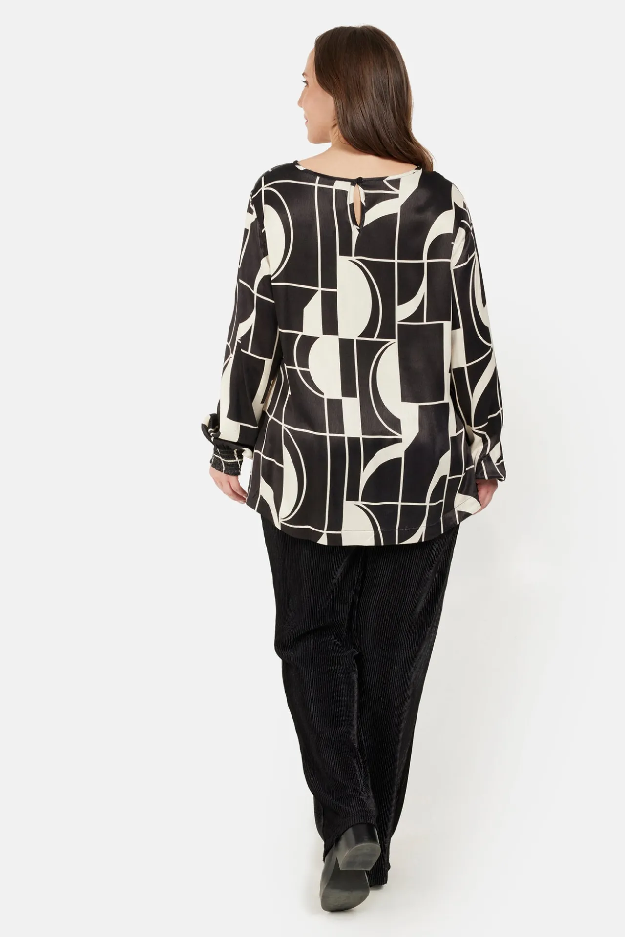 bluse__blackwhite_mix_5.webp Bluse - Black/White Mix