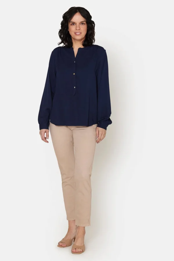 Bluse - Navy