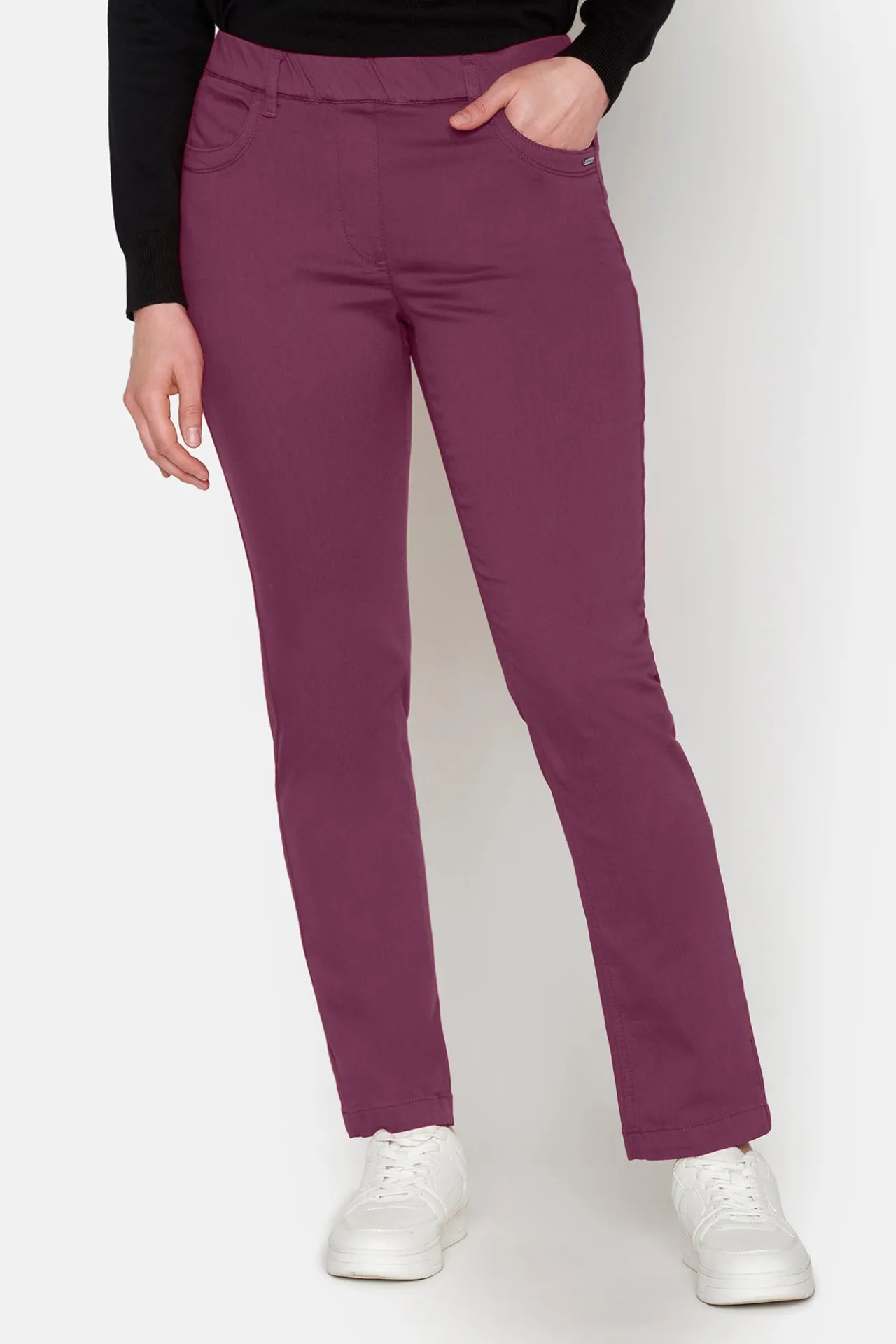 bukser_madelaine__bordeau_0.webp Bukser Madelaine - Bordeaux - Straight fit