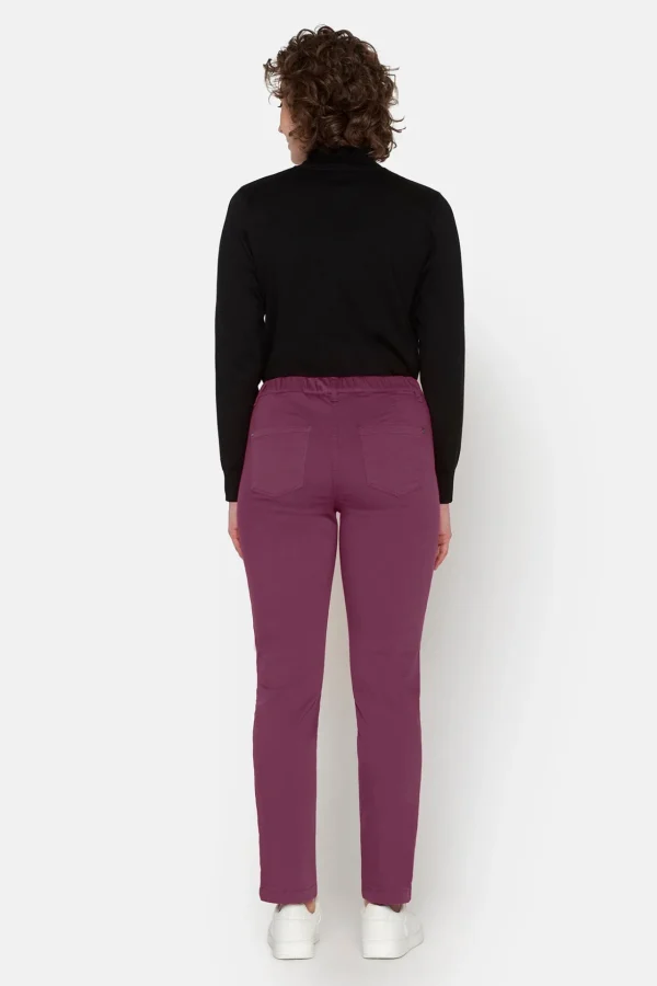 Bukser Madelaine - Bordeaux - Straight fit