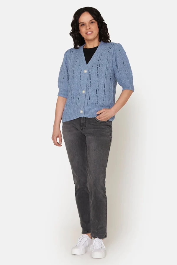 Cardigan - Faded Blue