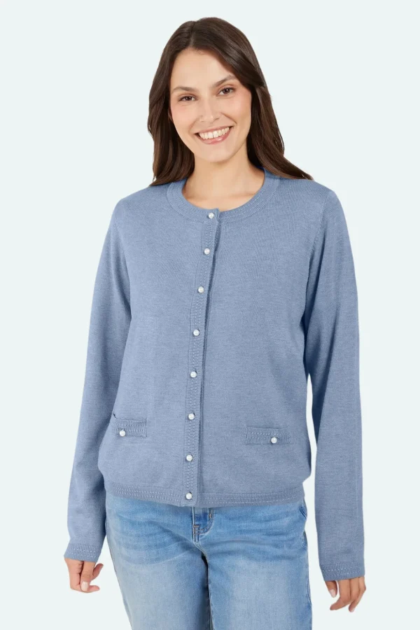 Cardigan - Forever Blue Melange