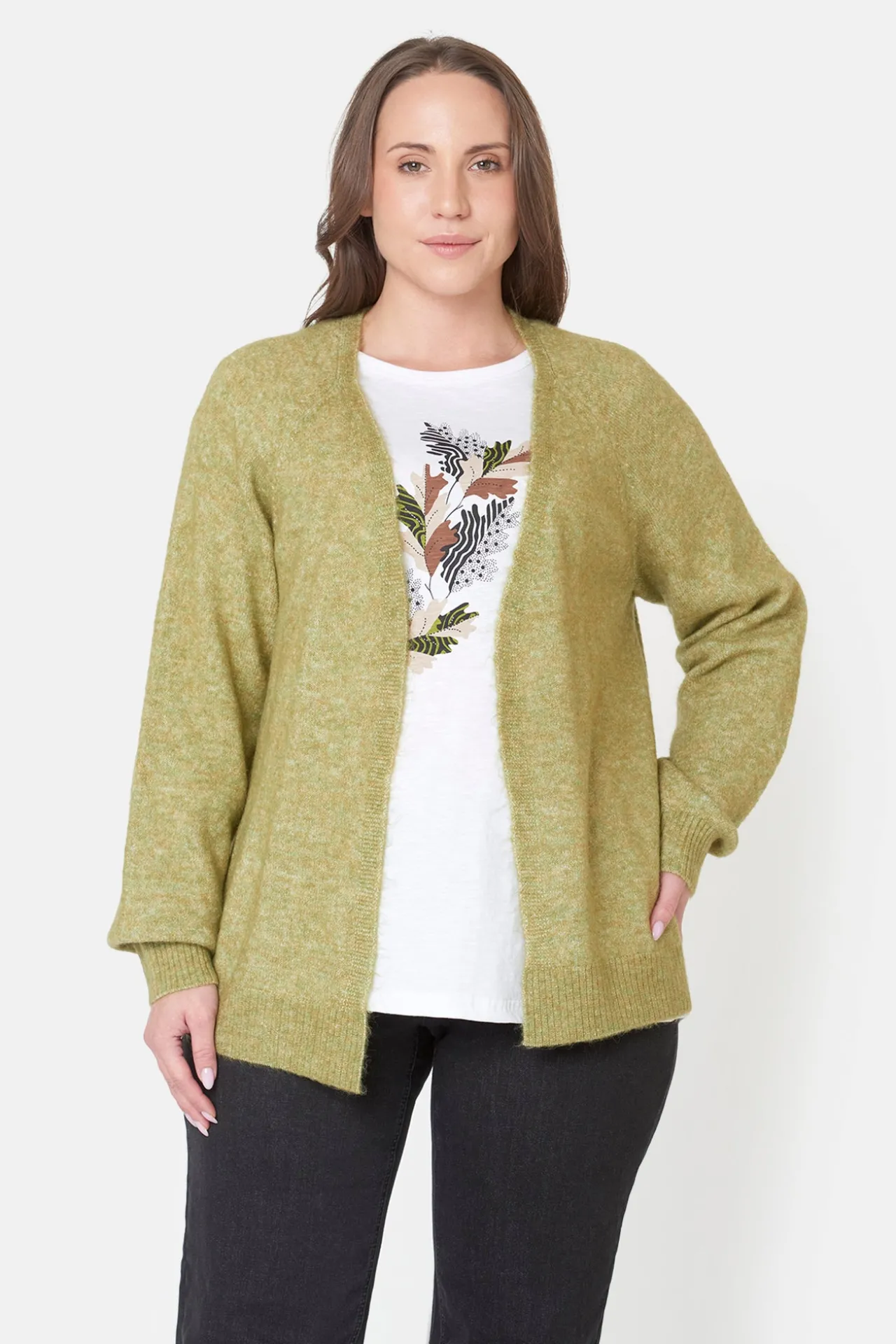 cardigan__green_melange_0.webp Cardigan - Green Melange