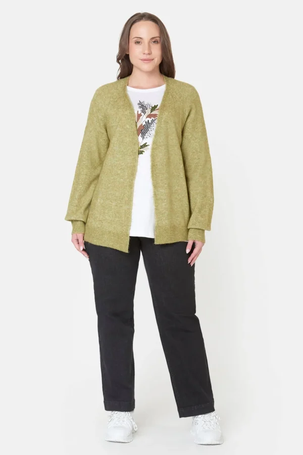 Cardigan - Green Melange