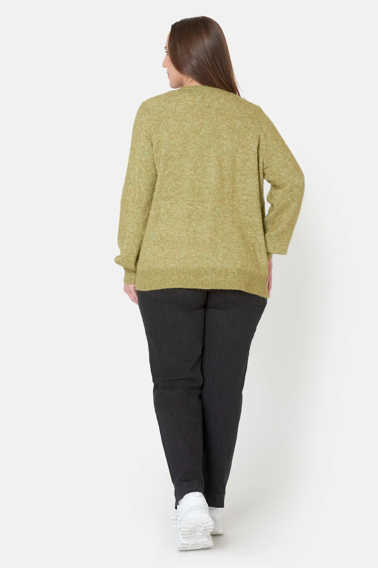 cardigan__green_melange_3.webp Cardigan - Green Melange
