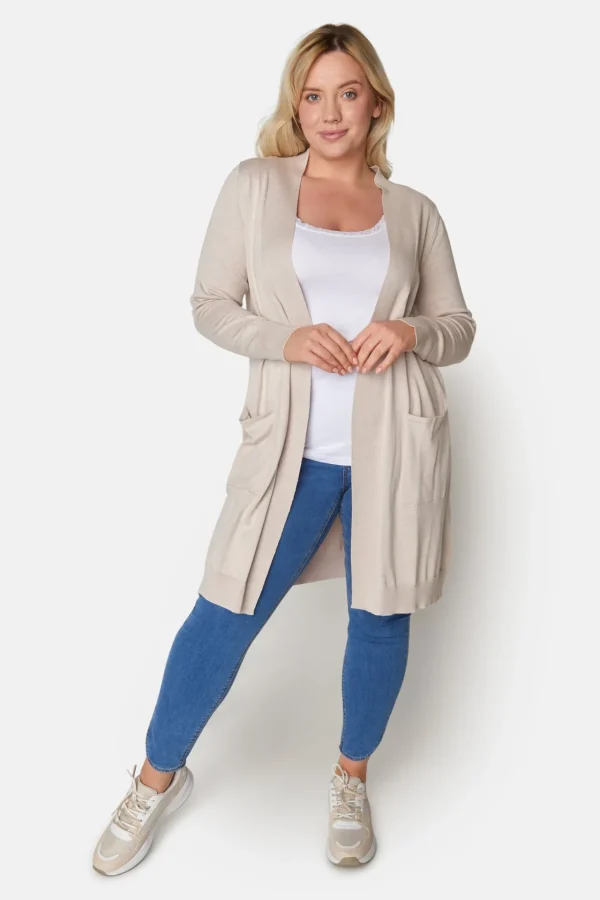 Cardigan - Light Sand Melange