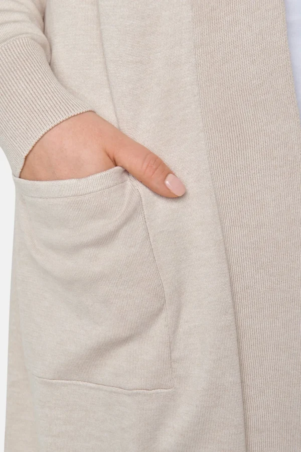 Cardigan - Light Sand Melange