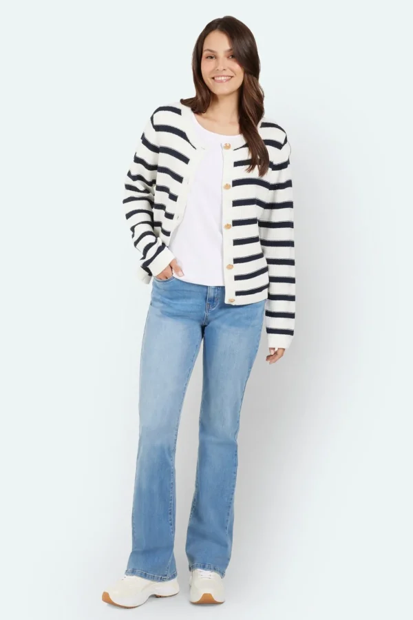 Cardigan - Navy Mix