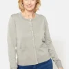 Cardigan Med Lomme - Rainy Day Melange