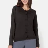 Cardigan O-hals - Black