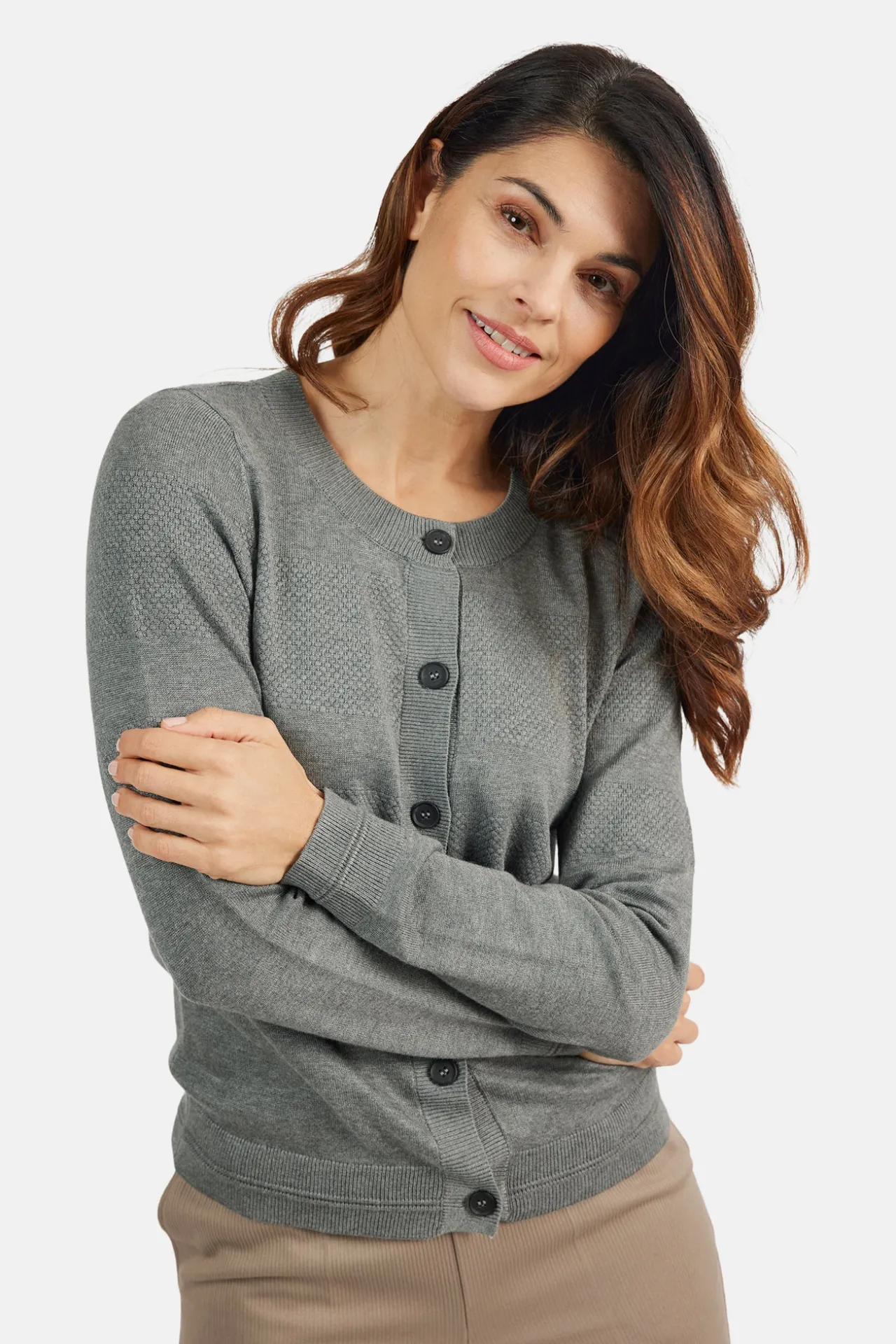 cardigan_ohals__grey_mela_0.webp Cardigan O-hals - Grey Melange