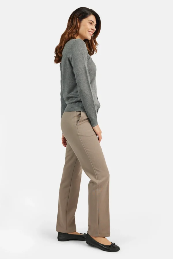 Cardigan O-hals - Grey Melange