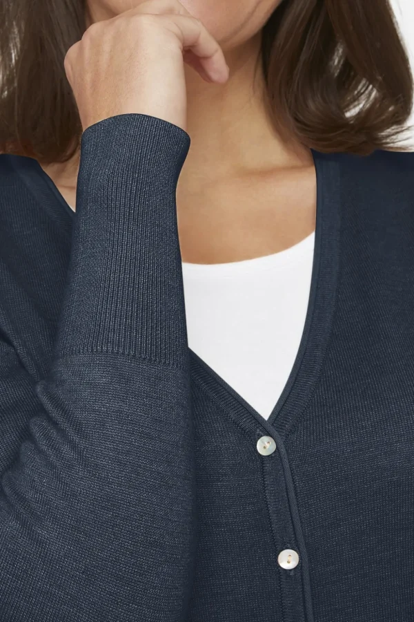 Cardigan V-hals - Navy
