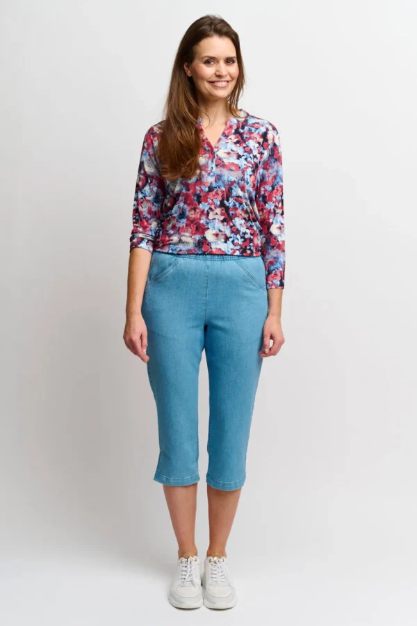 Denim Capribuks - Light blue denim