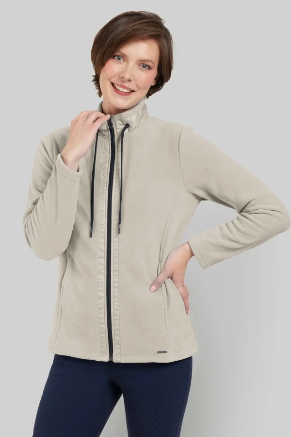 Fleece jakke - Beige