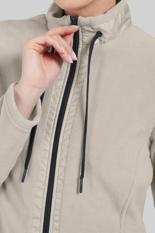 Fleece jakke - Beige