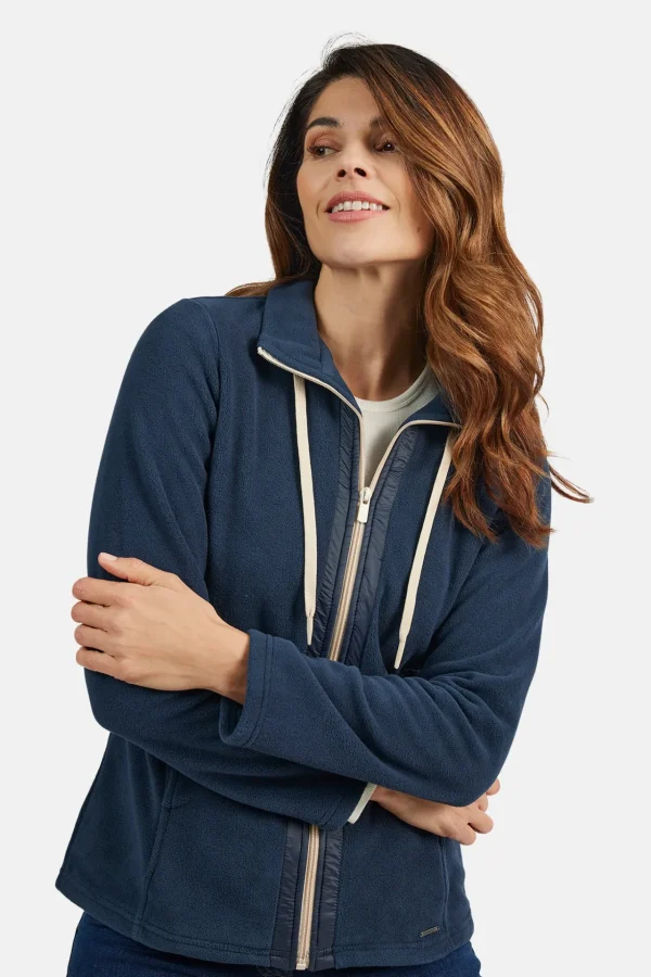 Fleece jakke - Navy