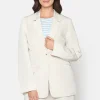 Hør Blazer - Off-White
