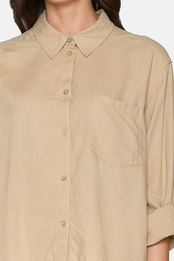 Hør Skjorte - Beige