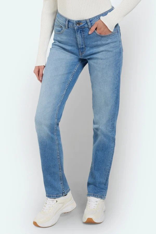Jeans - Lys Blå Denim - Lige ben