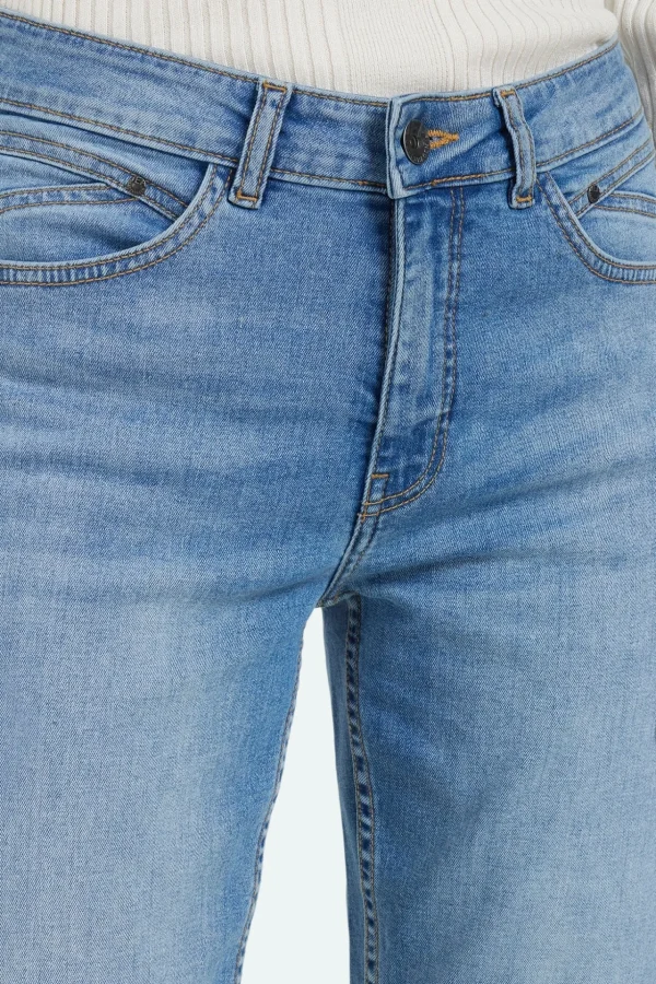 Jeans - Lys Blå Denim - Lige ben