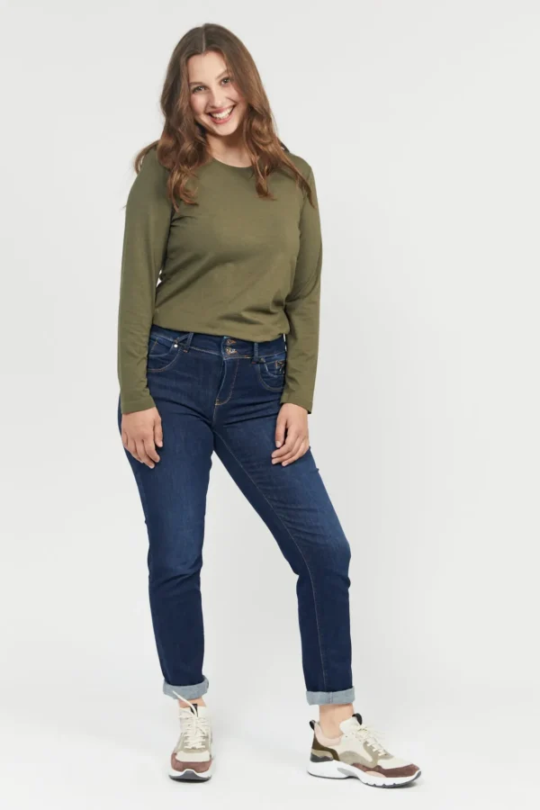 Jeans Hannah Straight Legs - Dark Blue
