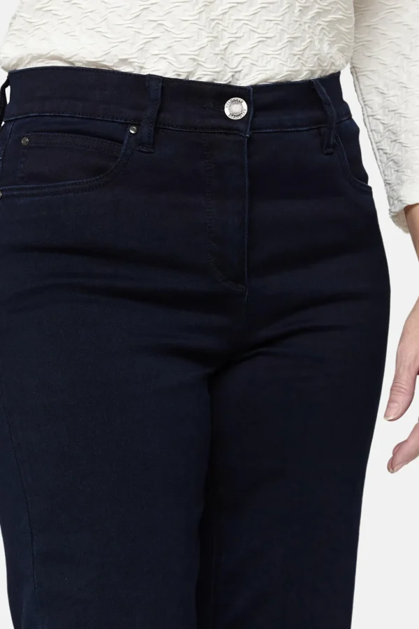 Jeans Ingrid - Straight fit, Wide Leg - Navy Denim