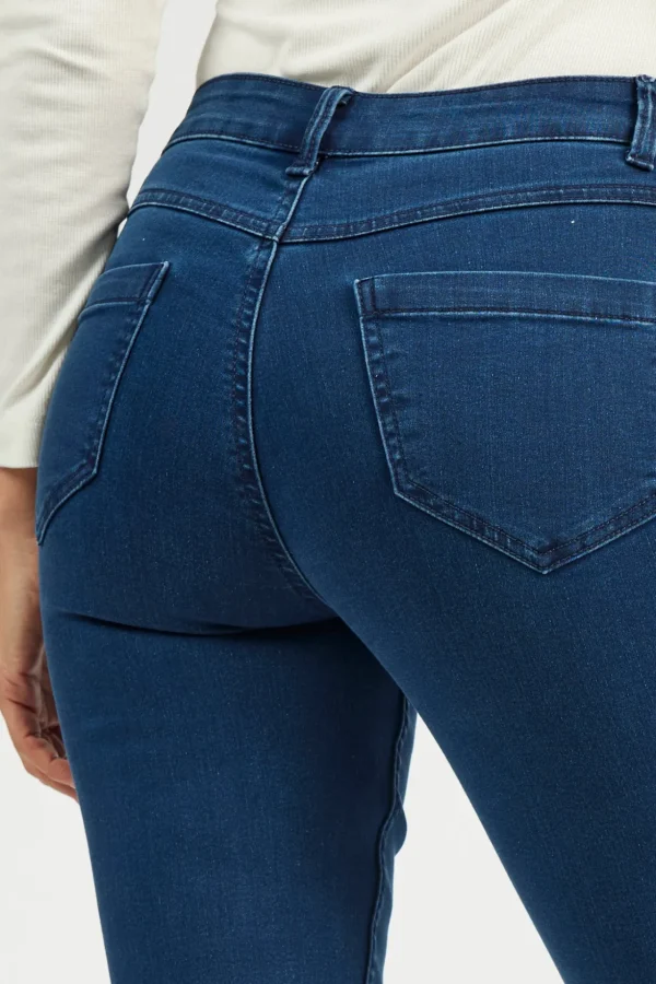 Jeans Jane - 7/8, 5 lommet model - Blå