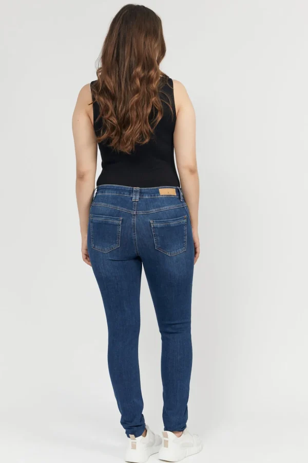 Jeans Maggie - Slim Legs - Medium Blå