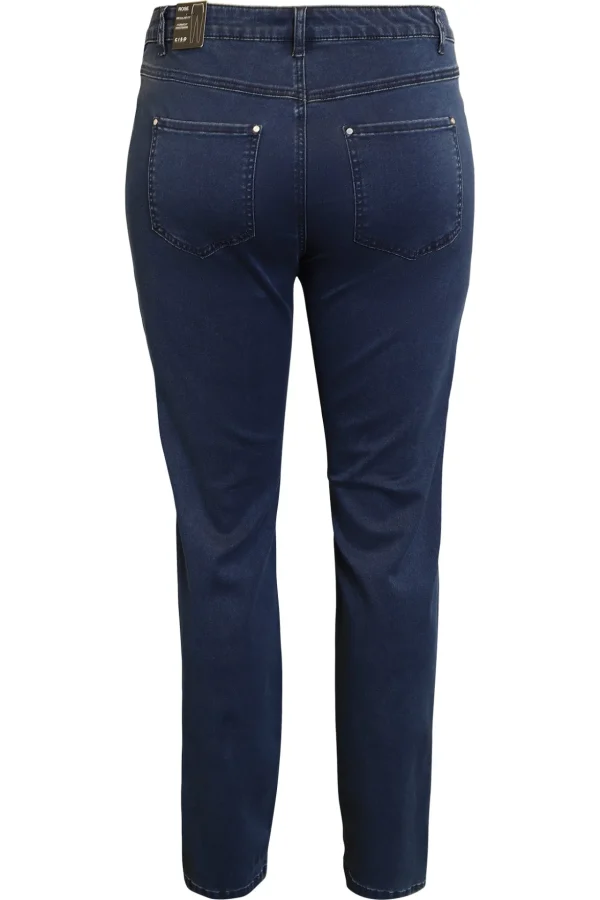 Jeans Rose Straight Leg - Dark Blue Denim