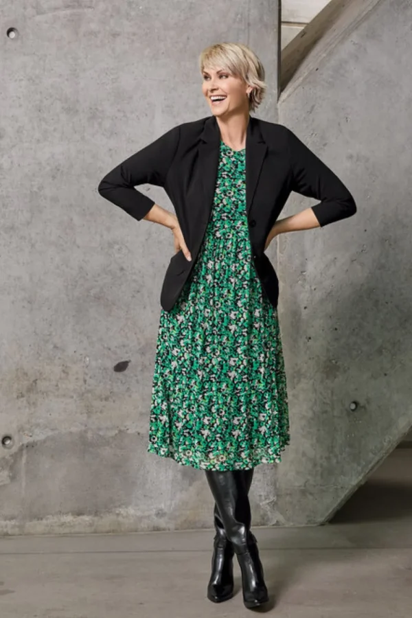 klasisk blazer - Sort